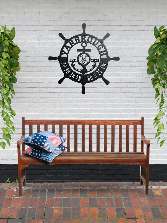 Personalized Ships Wheel